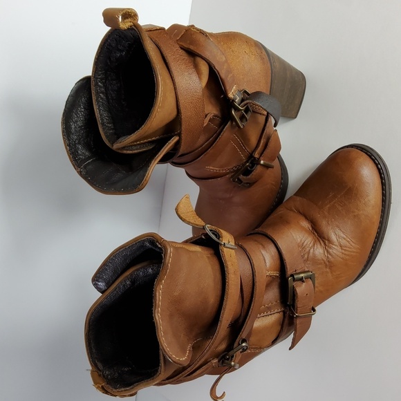 Steve Madden Yale Strapped Ankle Boots Sz not marked - Picture 3 of 8